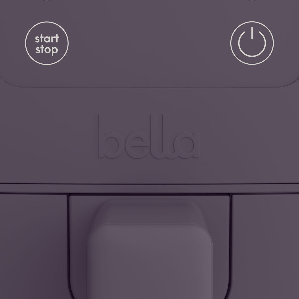 bella 4 Qt Slim Digital Air Fryer with EverGood™ Ceramic Nonstick Coating, 6 Preset Cooking Options, Blossom