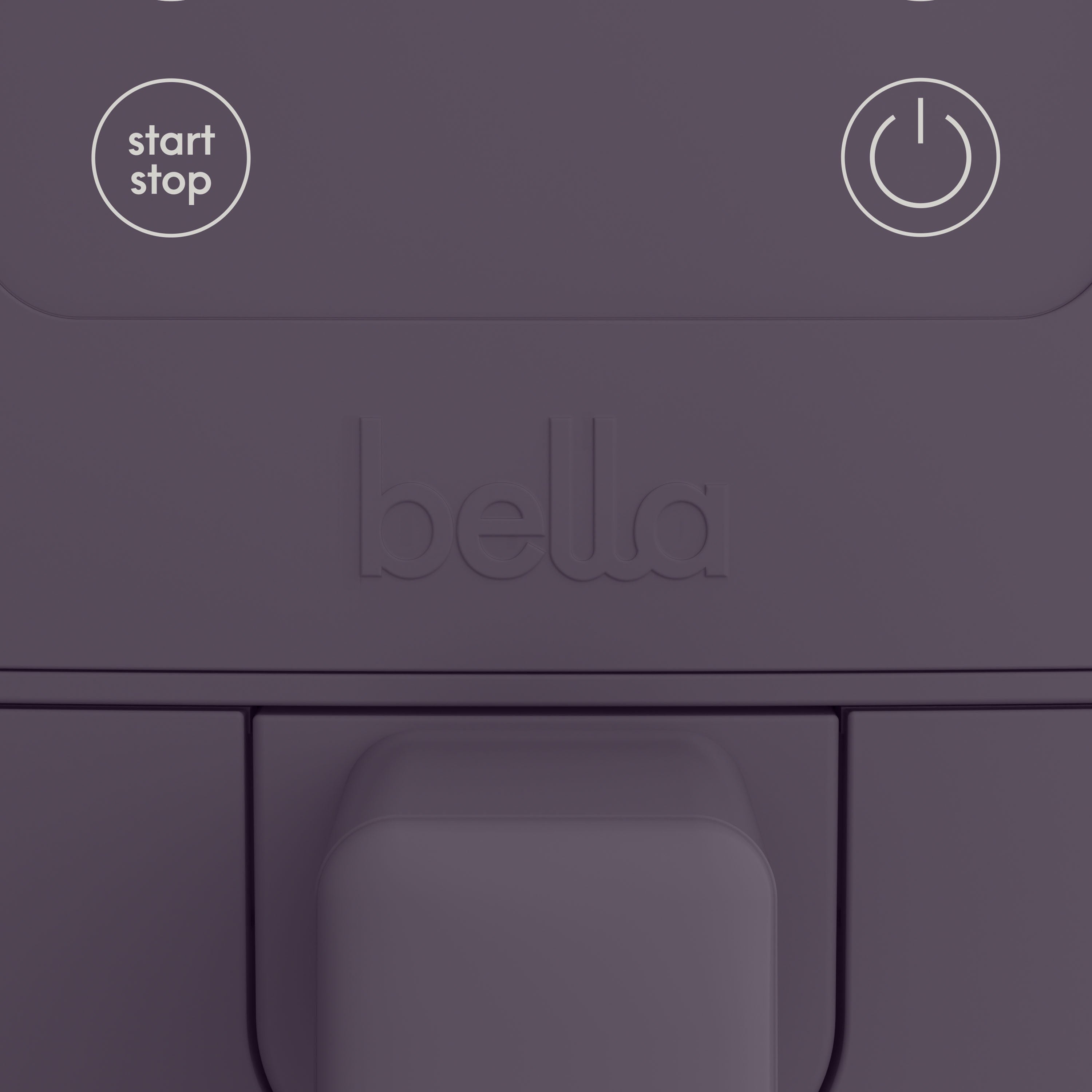 bella 4 Qt Slim Digital Air Fryer with EverGood™ Ceramic Nonstick Coating, 6 Preset Cooking Options, Blossom