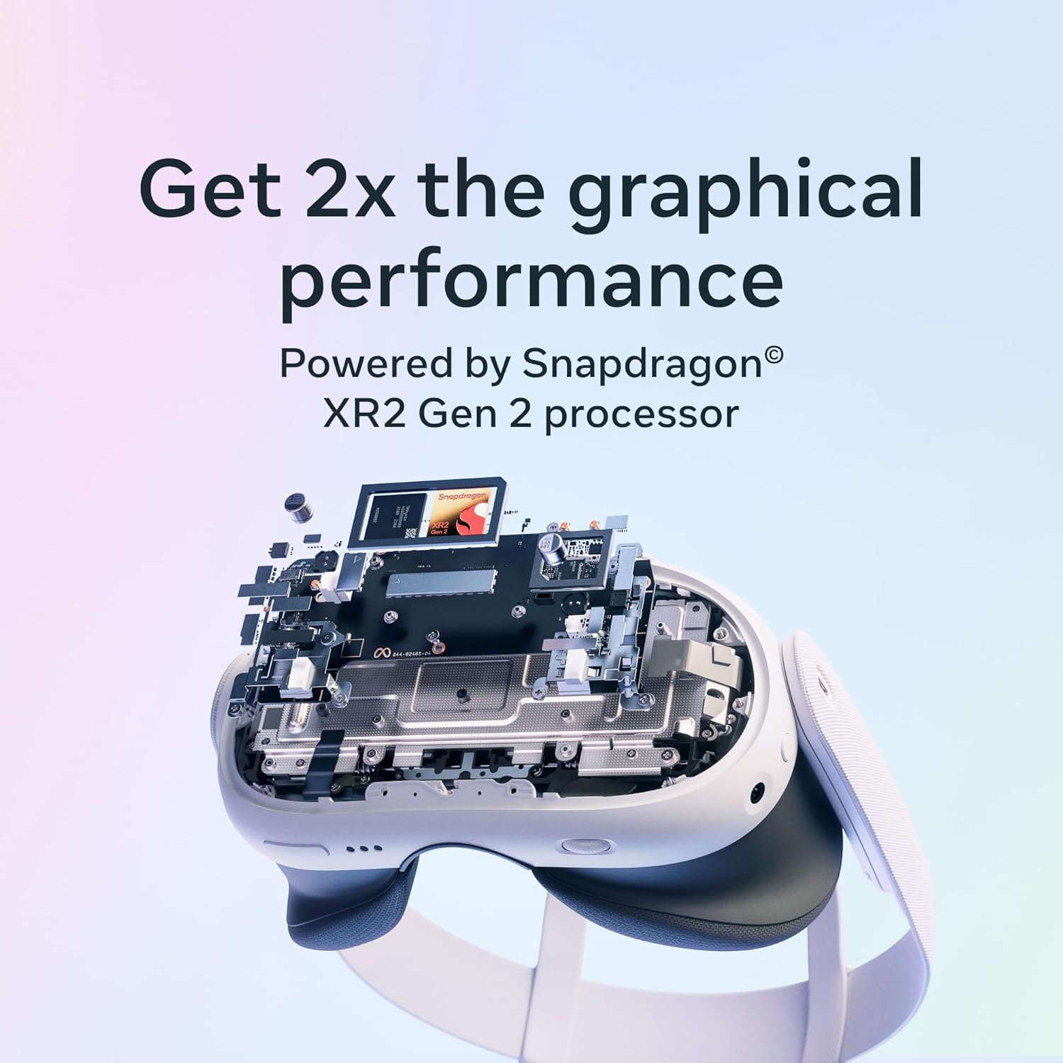 VR Headset — Thirty Percent Sharper Resolution — 2X Graphical Processing Power — Virtual Reality Without Wires — Access to 40+ Games with a 3-Month Trial of Meta Horizon+ Included