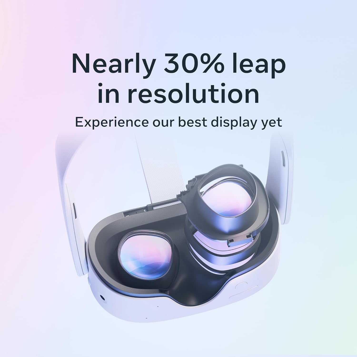 VR Headset — Thirty Percent Sharper Resolution — 2X Graphical Processing Power — Virtual Reality Without Wires — Access to 40+ Games with a 3-Month Trial of Meta Horizon+ Included